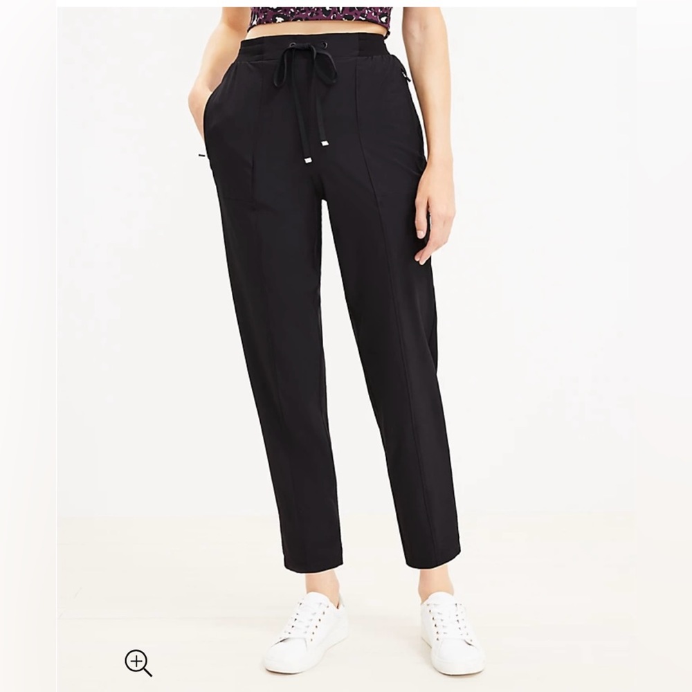 Lou & Grey wanderweave straight ankle pants